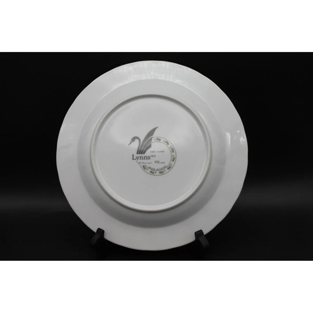 Lynns Victorian Rose Fine China 10.5